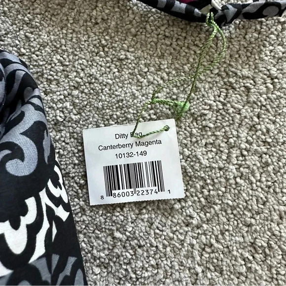 Vera Bradley Ditty Bag - Canterberry Magenta - Picture 2 of 8